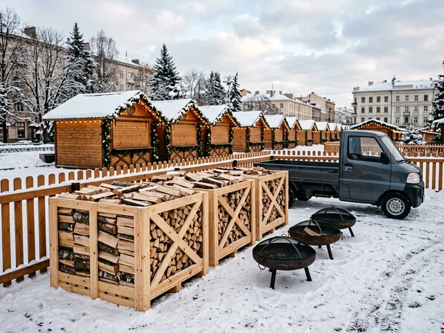 Дрова для ярмарок и городских праздников в Электростали